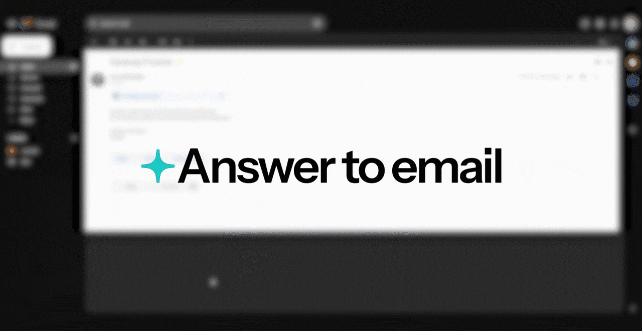 AI-powered email assistance demonstration