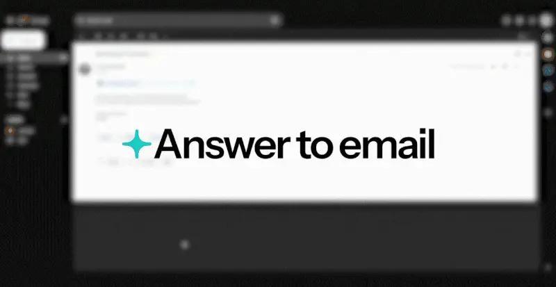 AI email generation feature showcasing the WebFill button in an inbox interface.